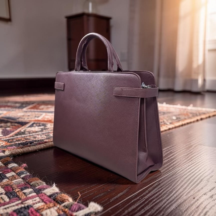 Bagco Unisex Large Laptop/Handbag in Burgundy