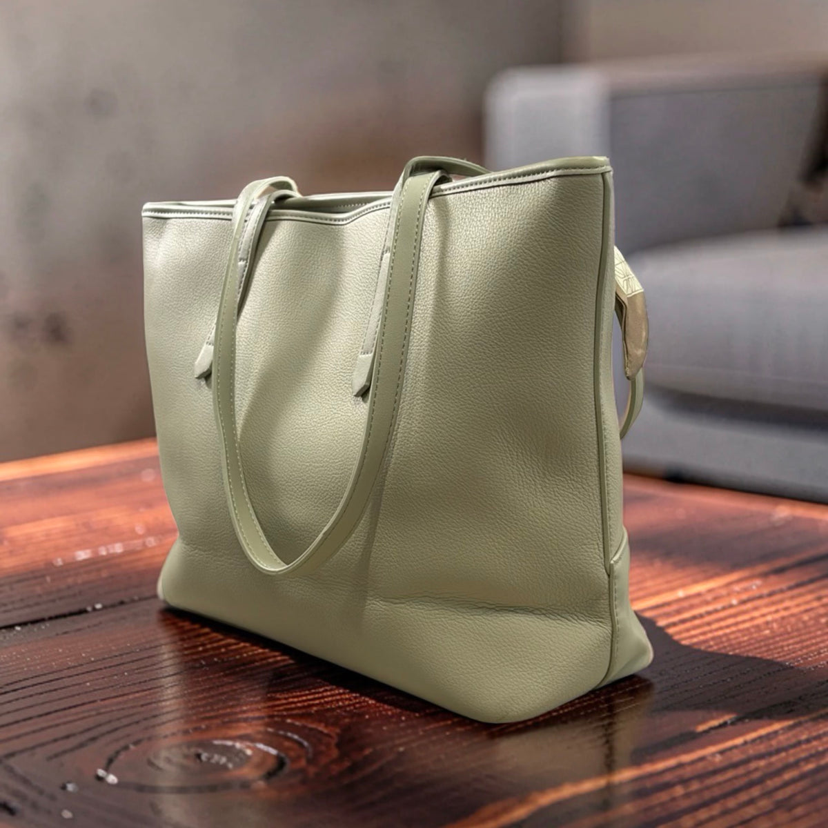 Bagco Scarf Large Tote Bag in Mint