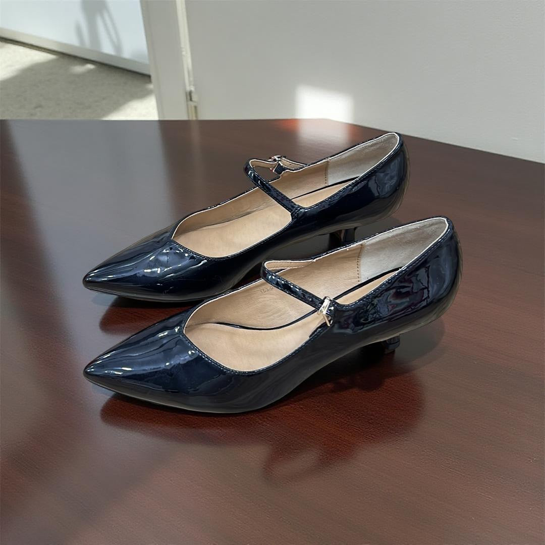 Untitled Patent Leather Maryjane Pump in Black