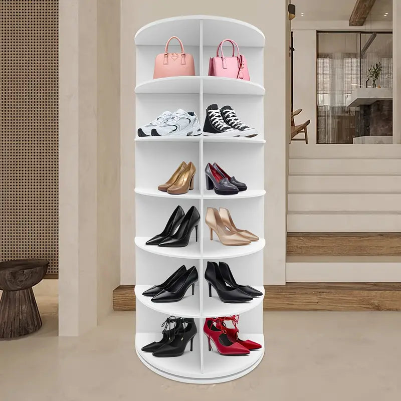 Rotating Stand Rack 6-Tier 360 Rotating Display Rack