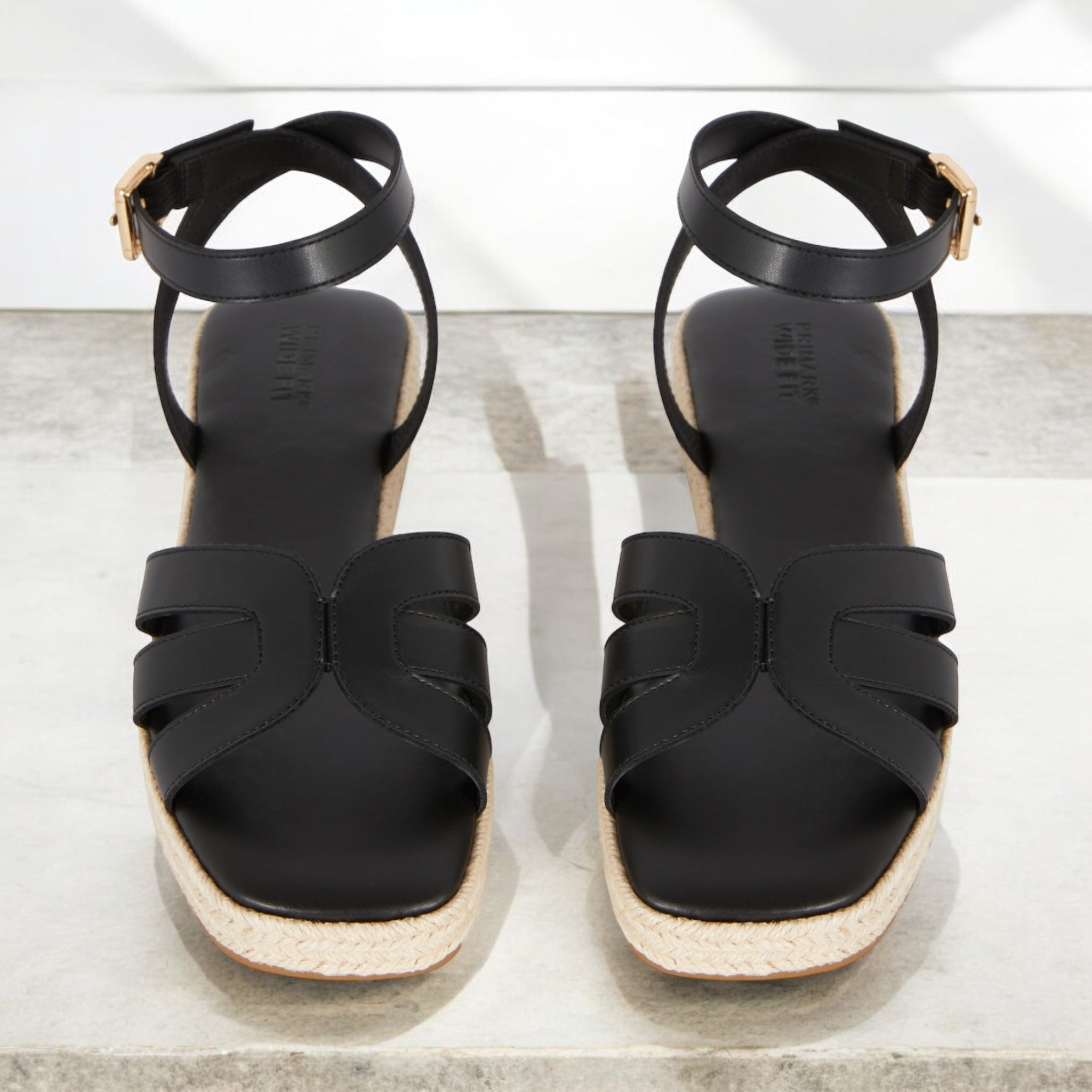 PRIMARK ESPADRILLE SANDAL IN BLACK