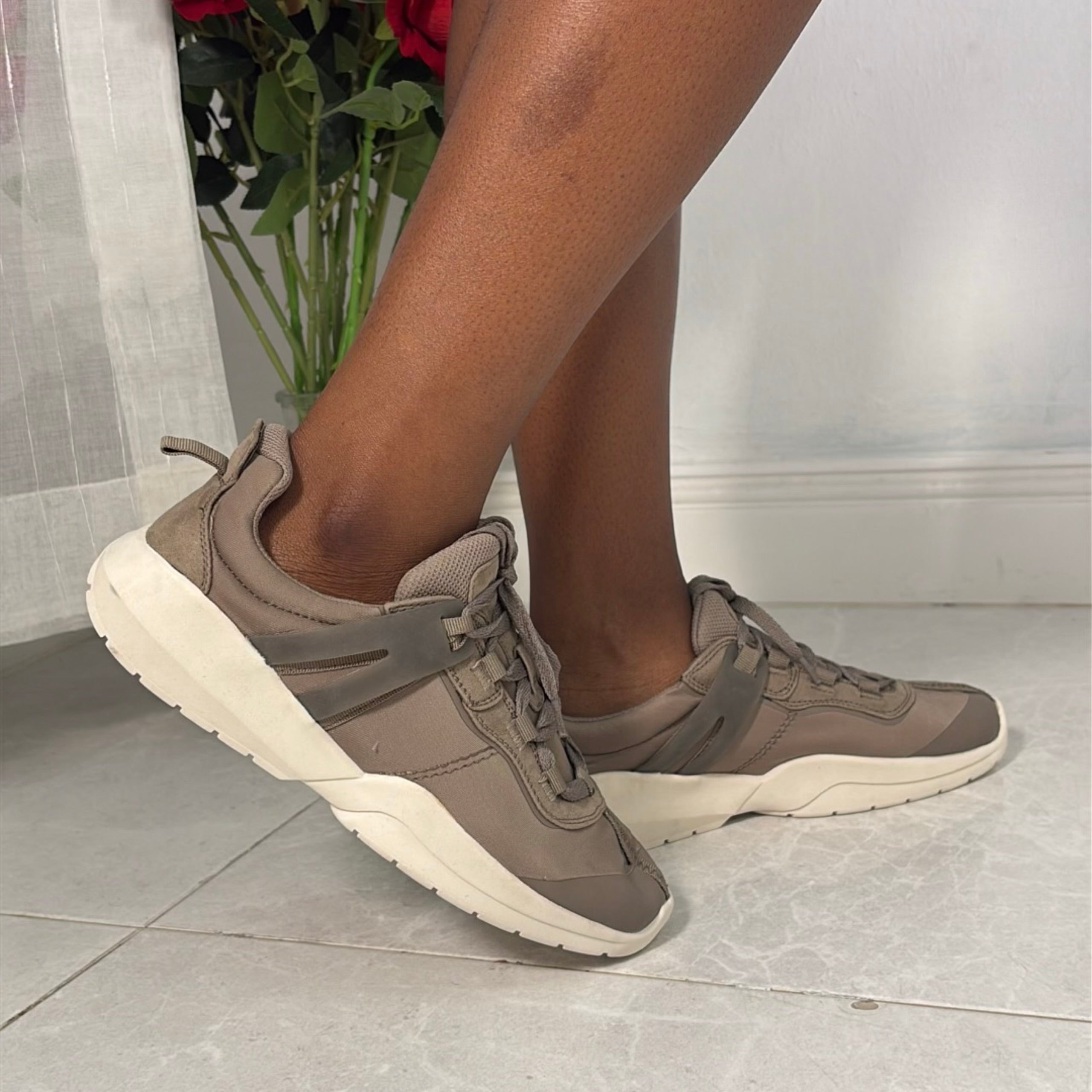 H & M Dark Grey Sneakers in Dark Grey