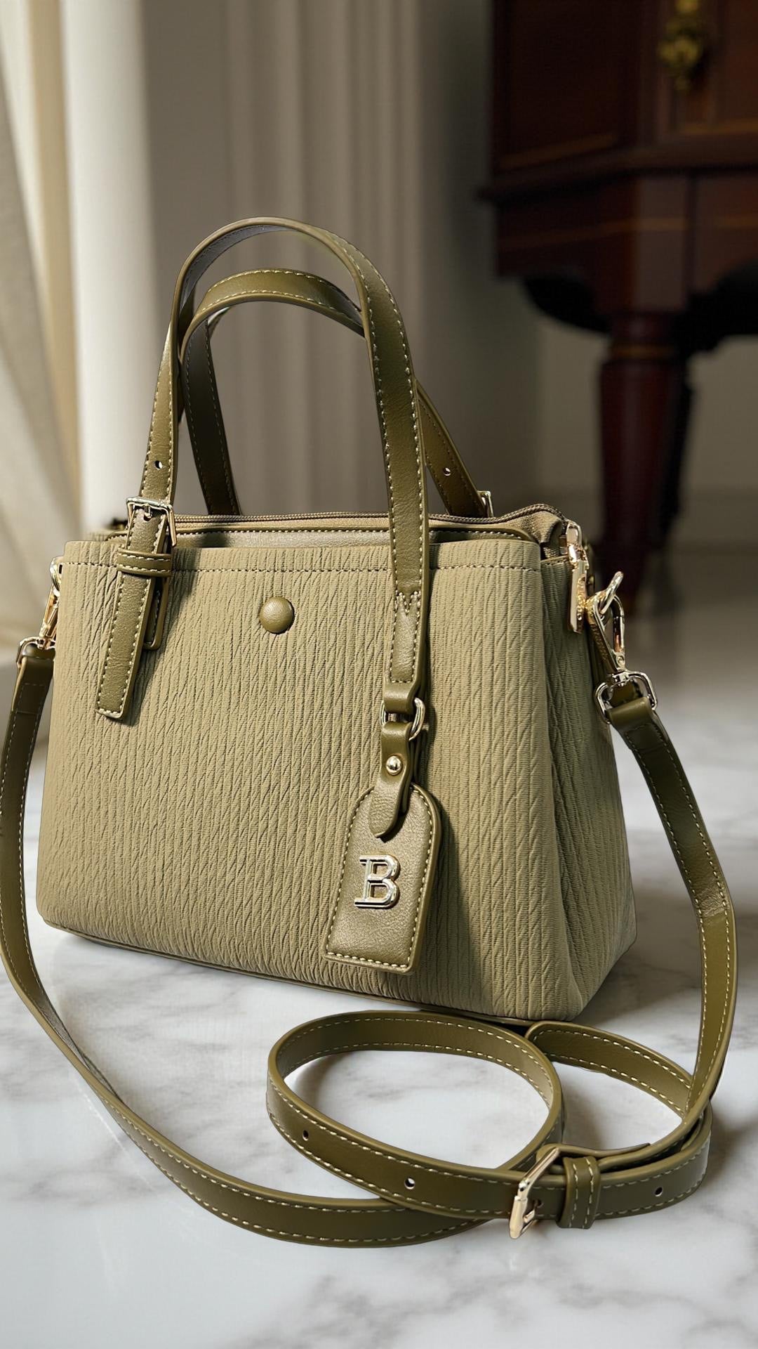 Bagco Double Handle Bag in Olive
