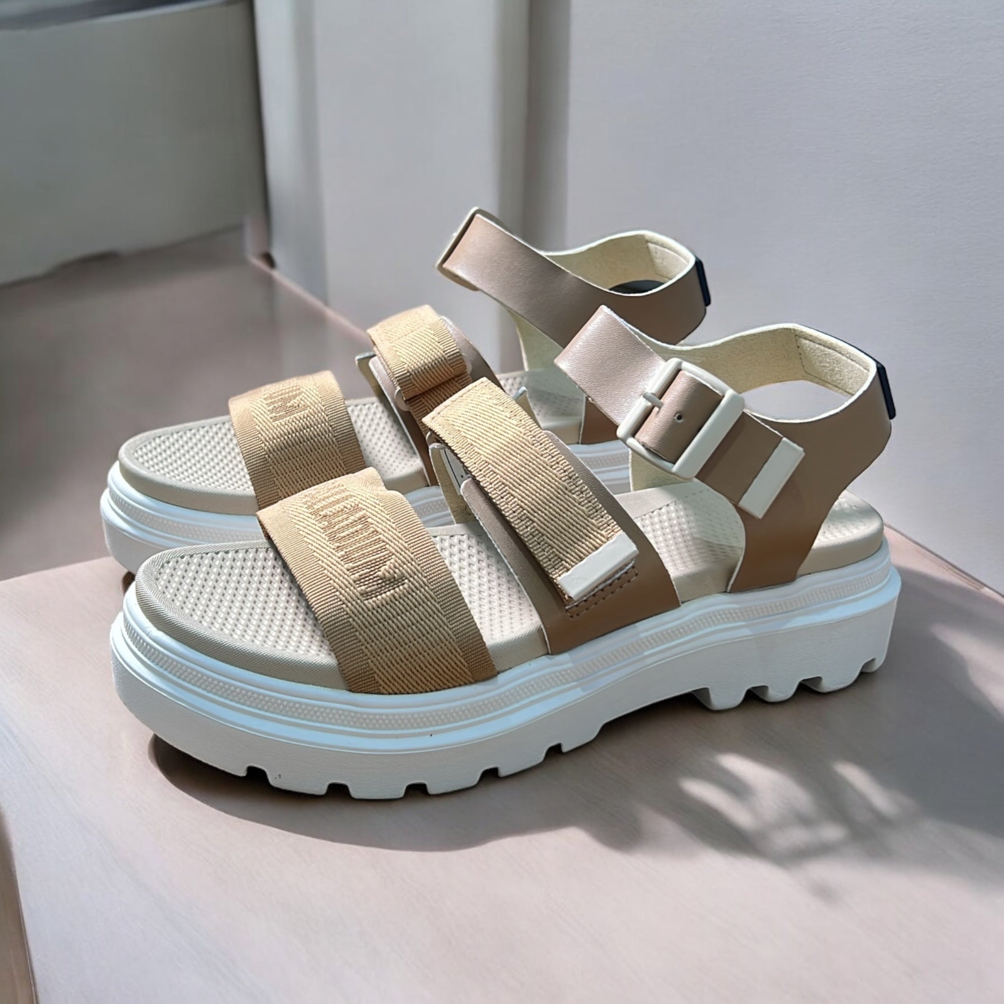 PALLADIUM TAN SPORTY SANDAL