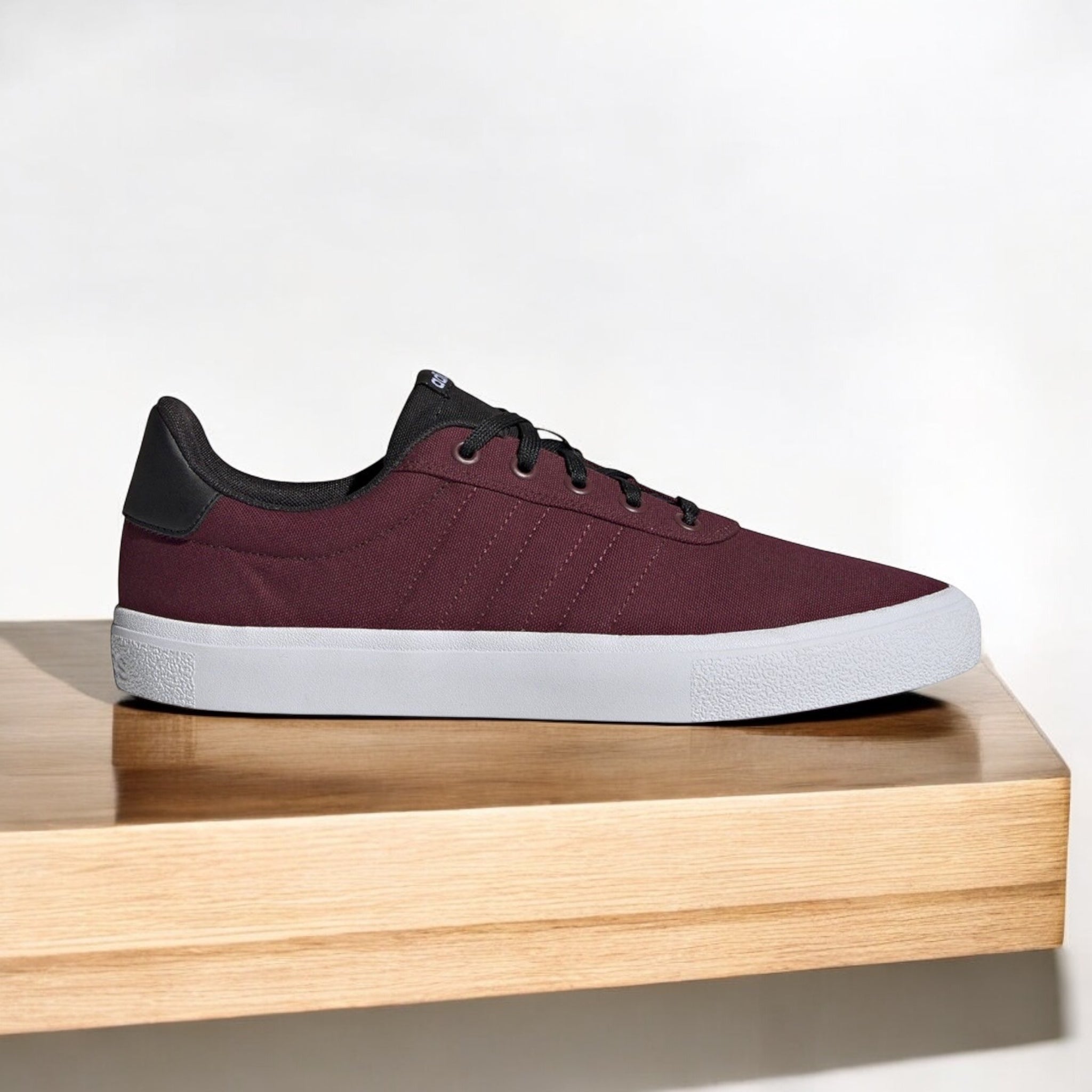 ADIDAS UNISEX VULCRAID3R SNEAKERS IN BURGUNDY