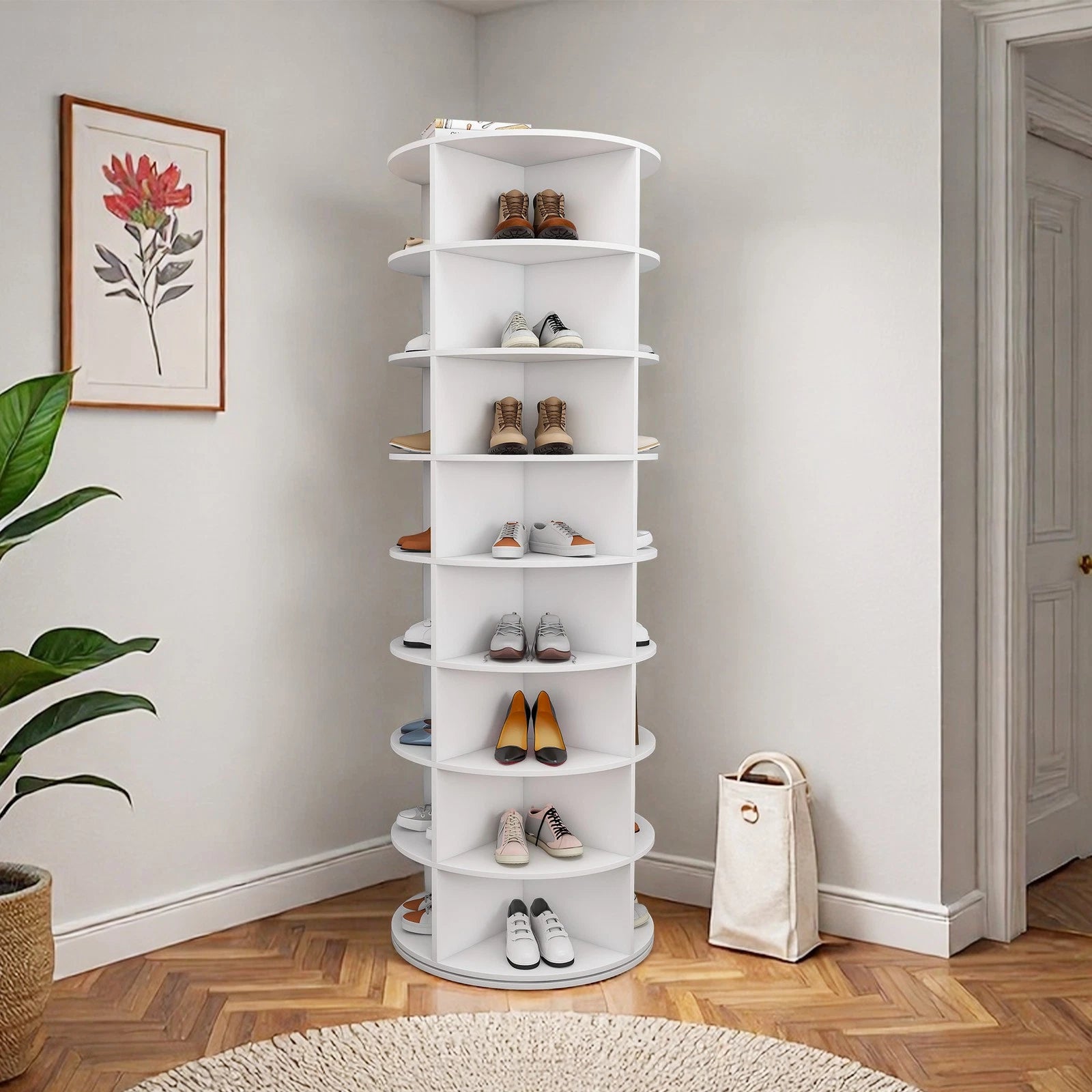 8-Tier 360 Rotating Display Rack