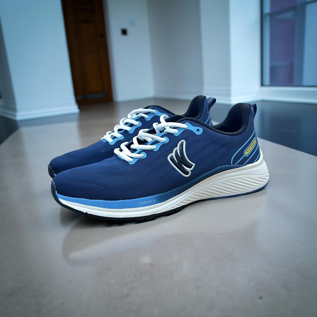 Walk-Hero Robust 1 Men's Walking Sneakers in Navy