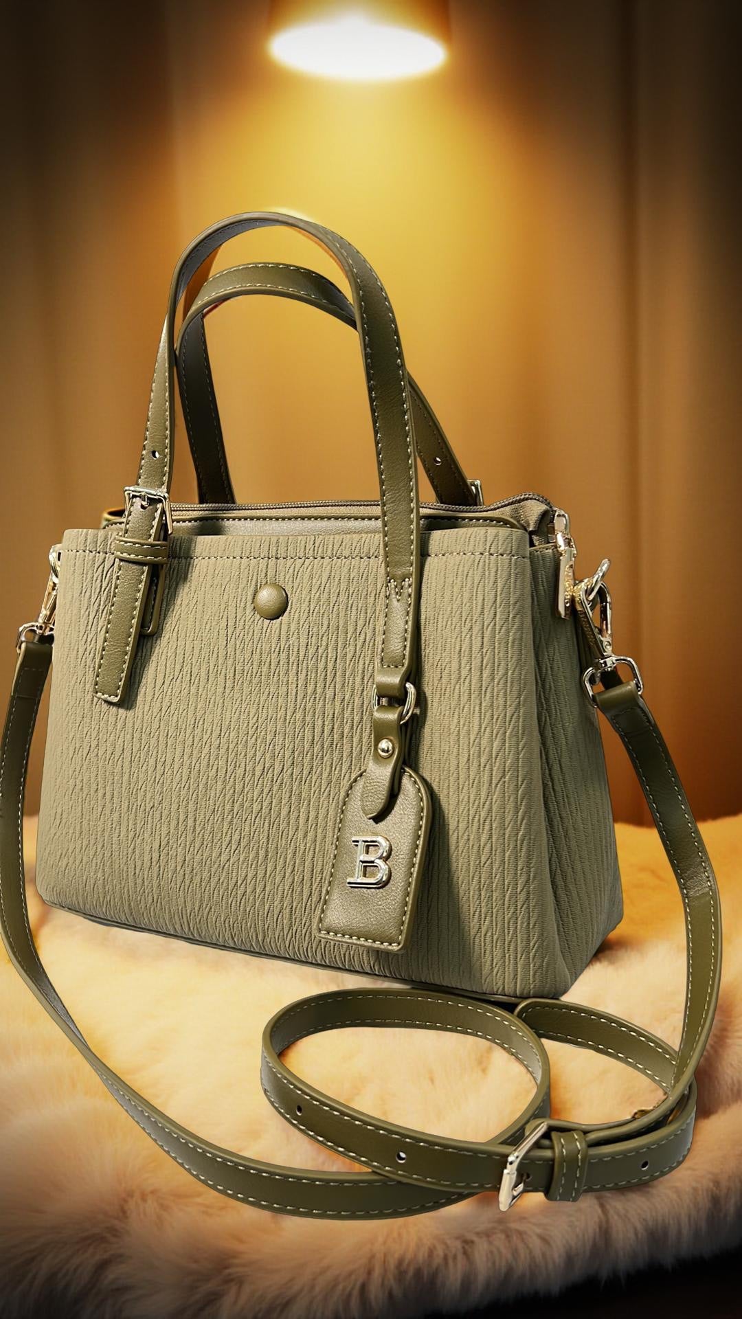 Bagco Double Handle Bag in Olive