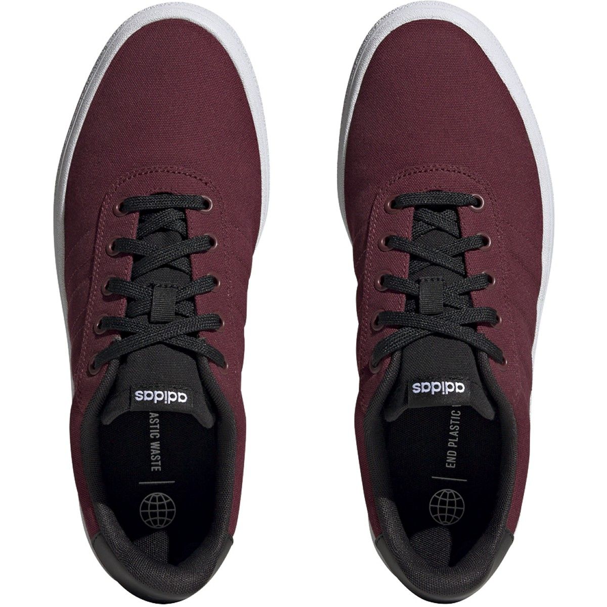 ADIDAS UNISEX VULCRAID3R SNEAKERS IN BURGUNDY