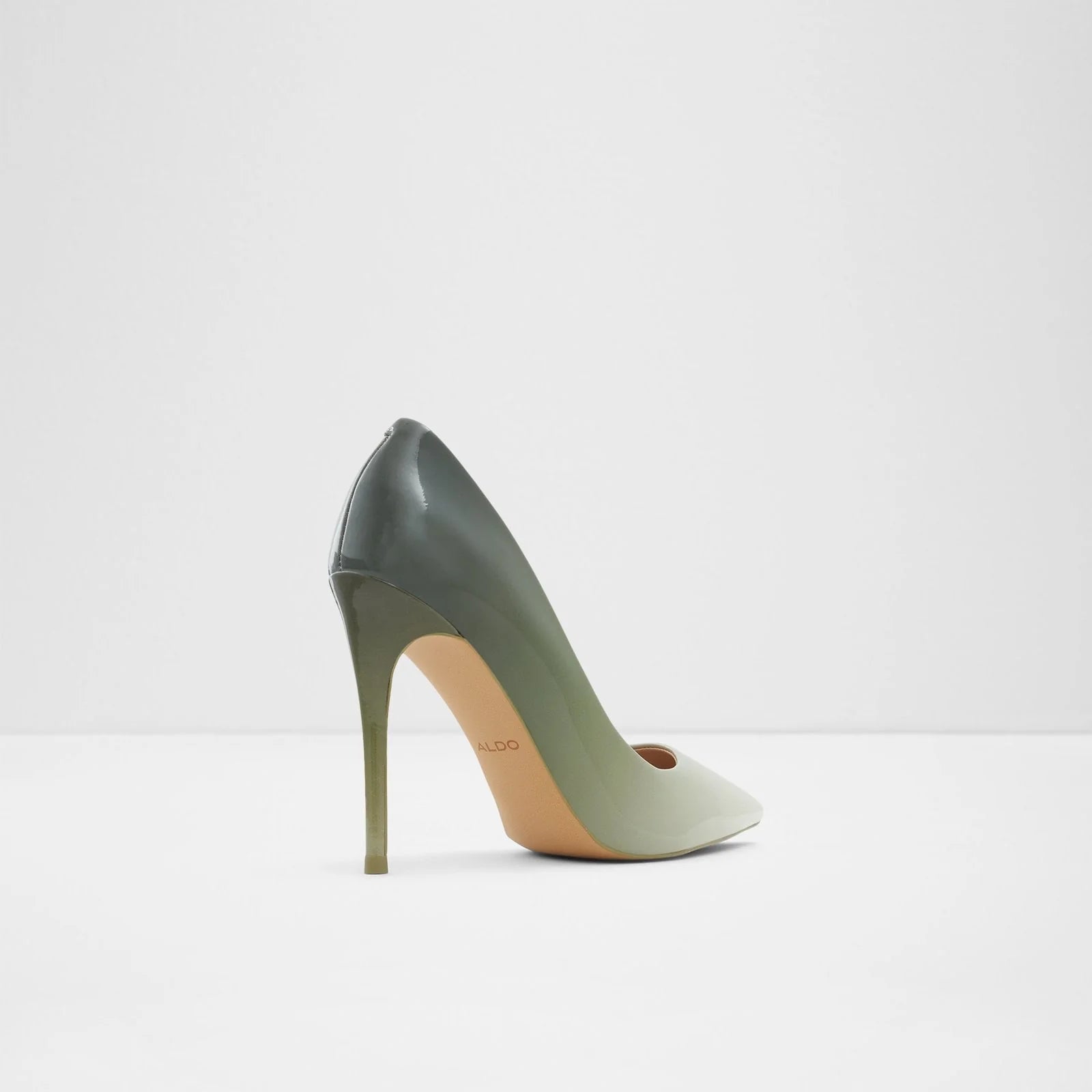 ALDO STESSY OMBRE PUMP IN GREEN/WHITE