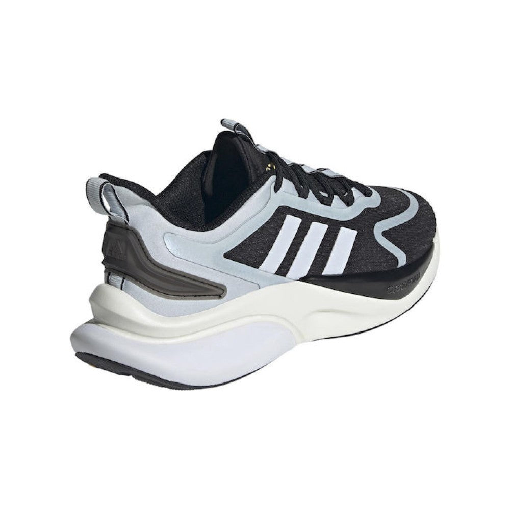 Adidas Alphabounce+ Reflective Detail Running Sneakers in Black