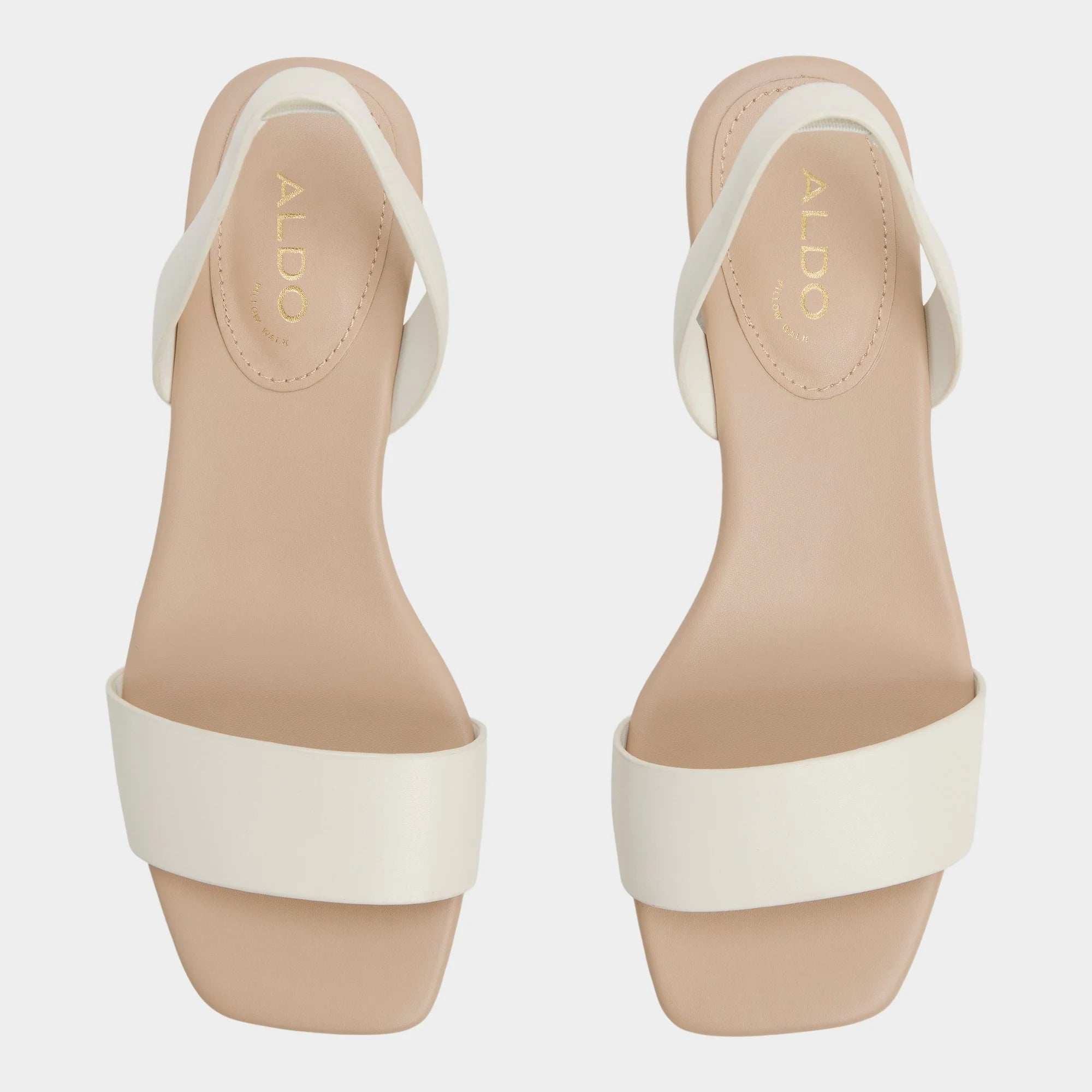 Aldo Slingback Sandal in off White
