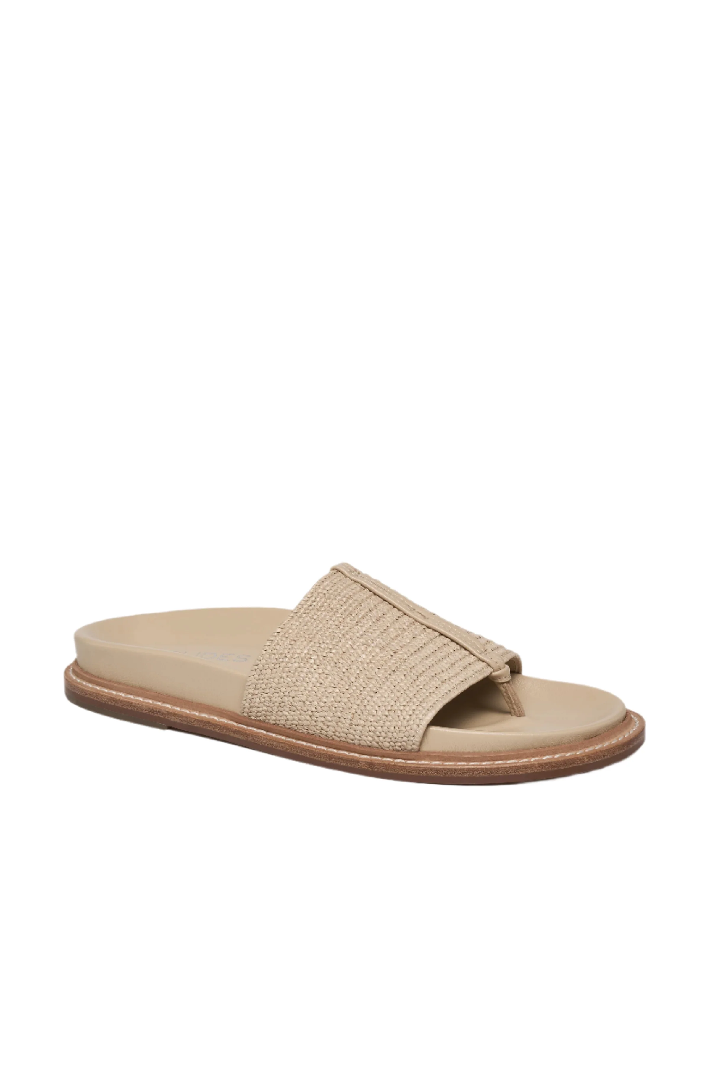 J/Slides Raffia Slides in Beige