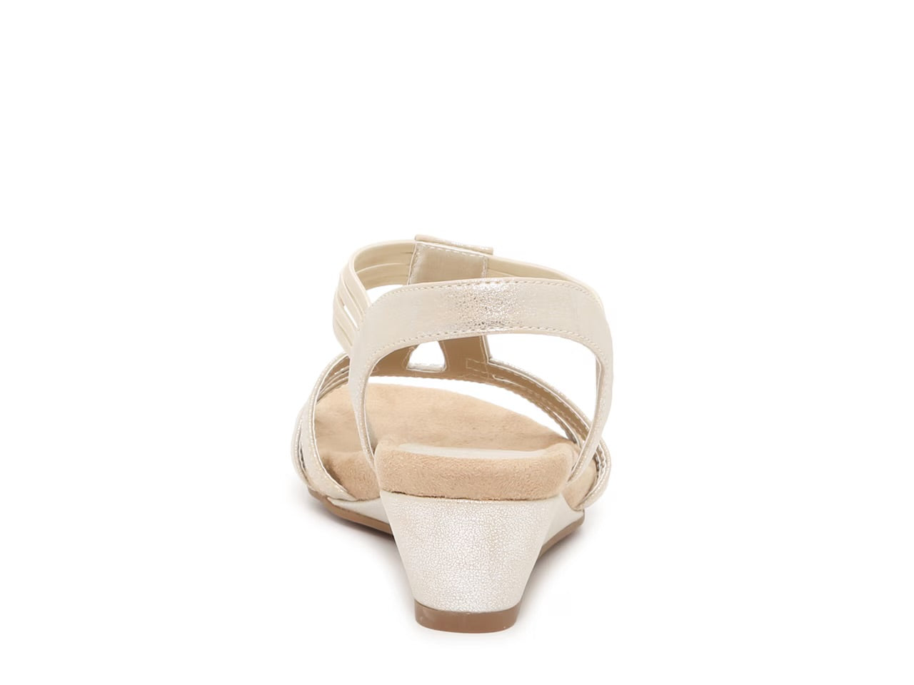 KELLY & KATIE WEDGE SANDAL IN CHAMPAGNE