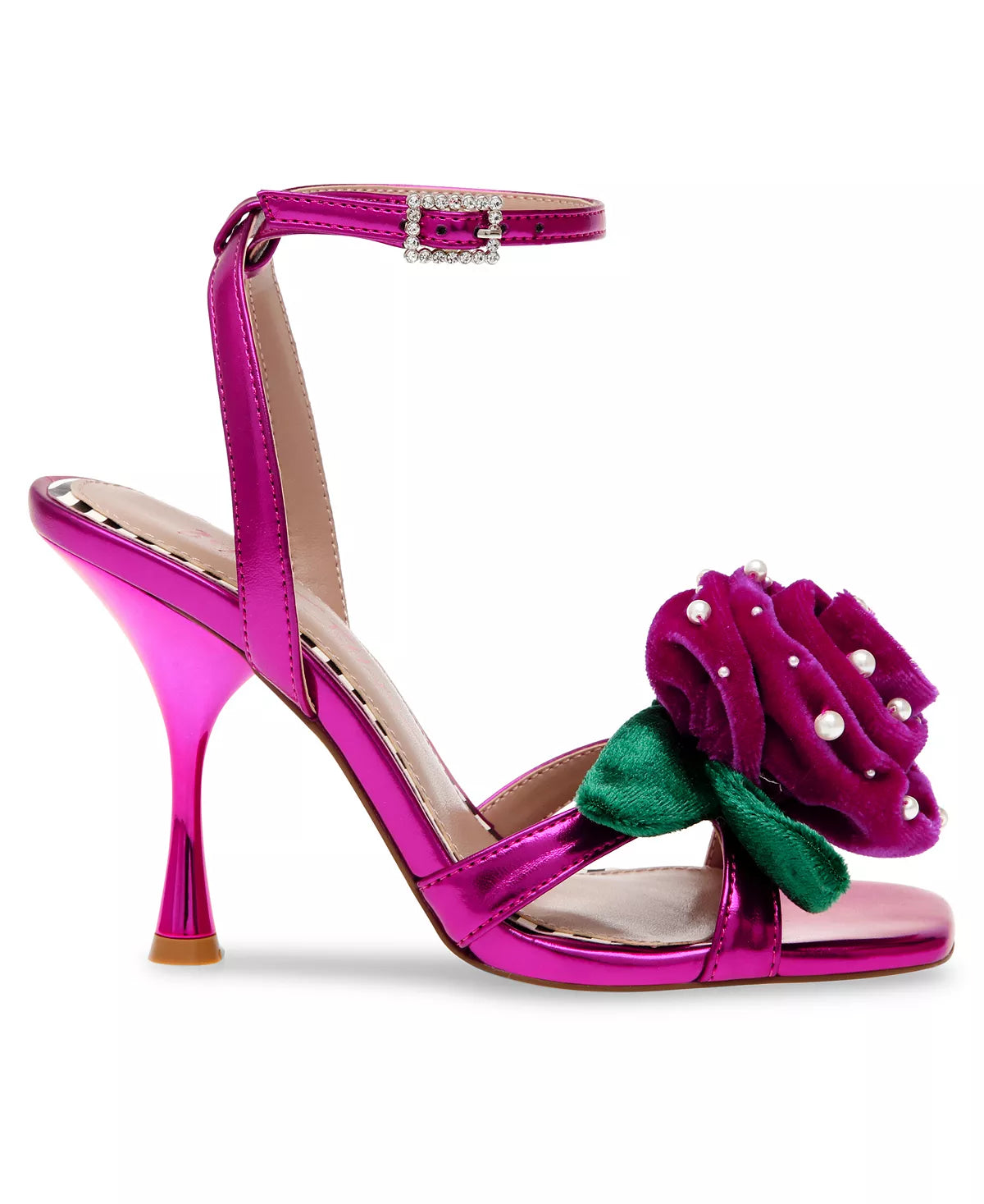 Betsey johnson rosee flower wood clog sandals 2025