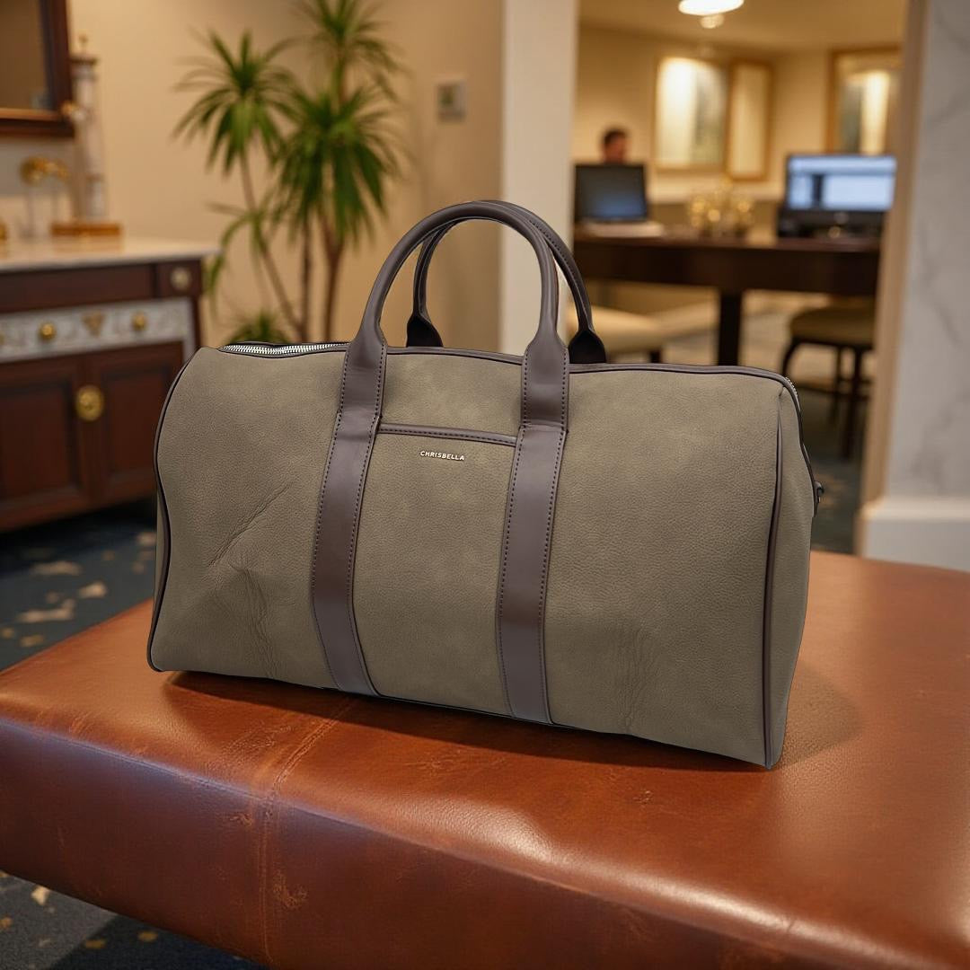 Chrisbella Travel Bag in Coffee