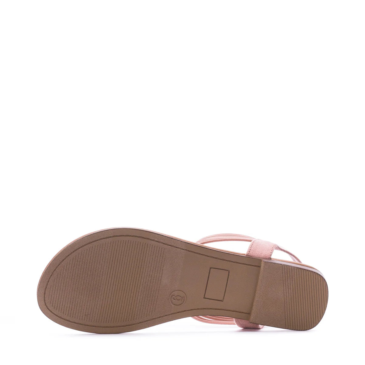 CELIA EMBELLISHED STRAP FLAT SANDAL IN PINK