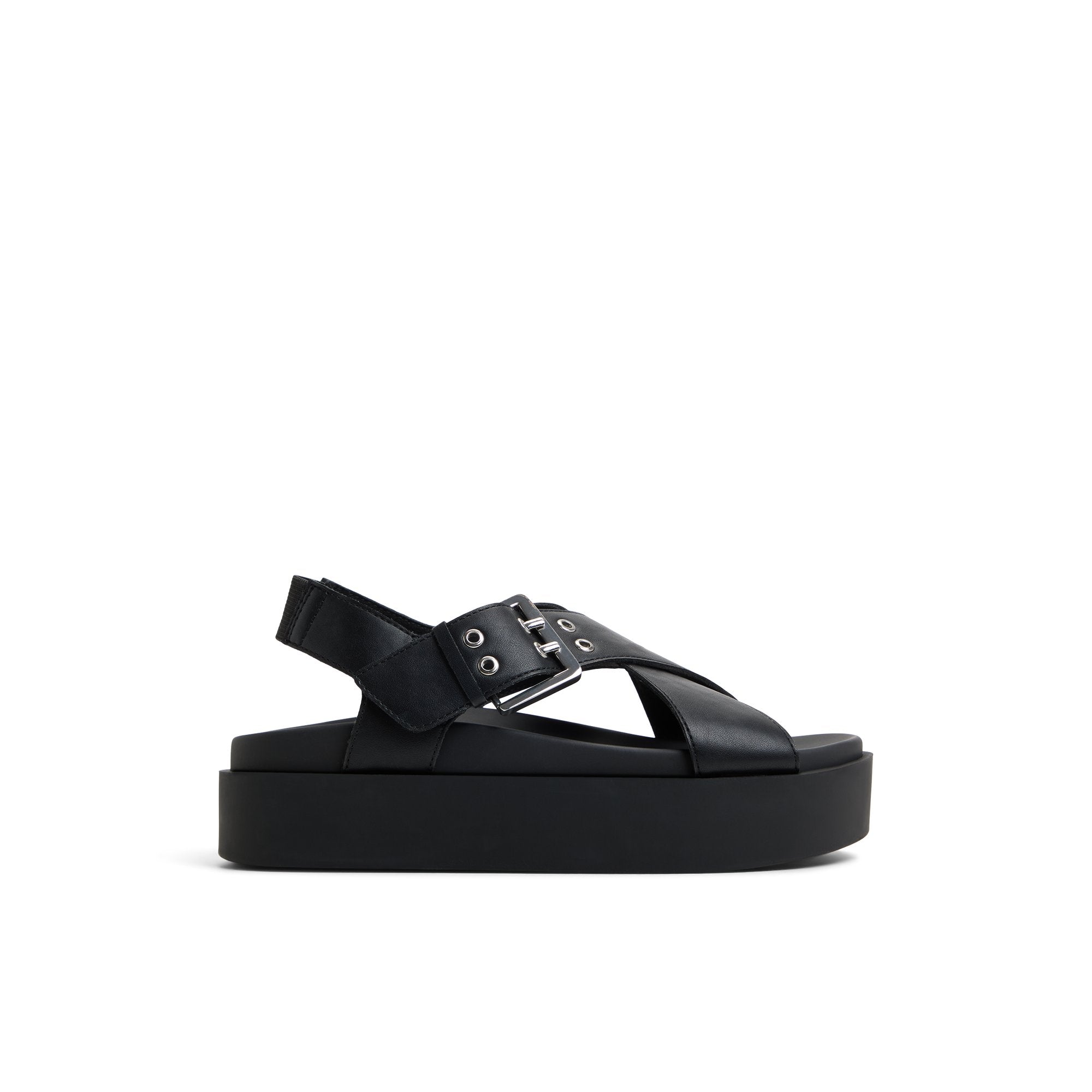 Call it Spring Cross Strap Buckle Sandal