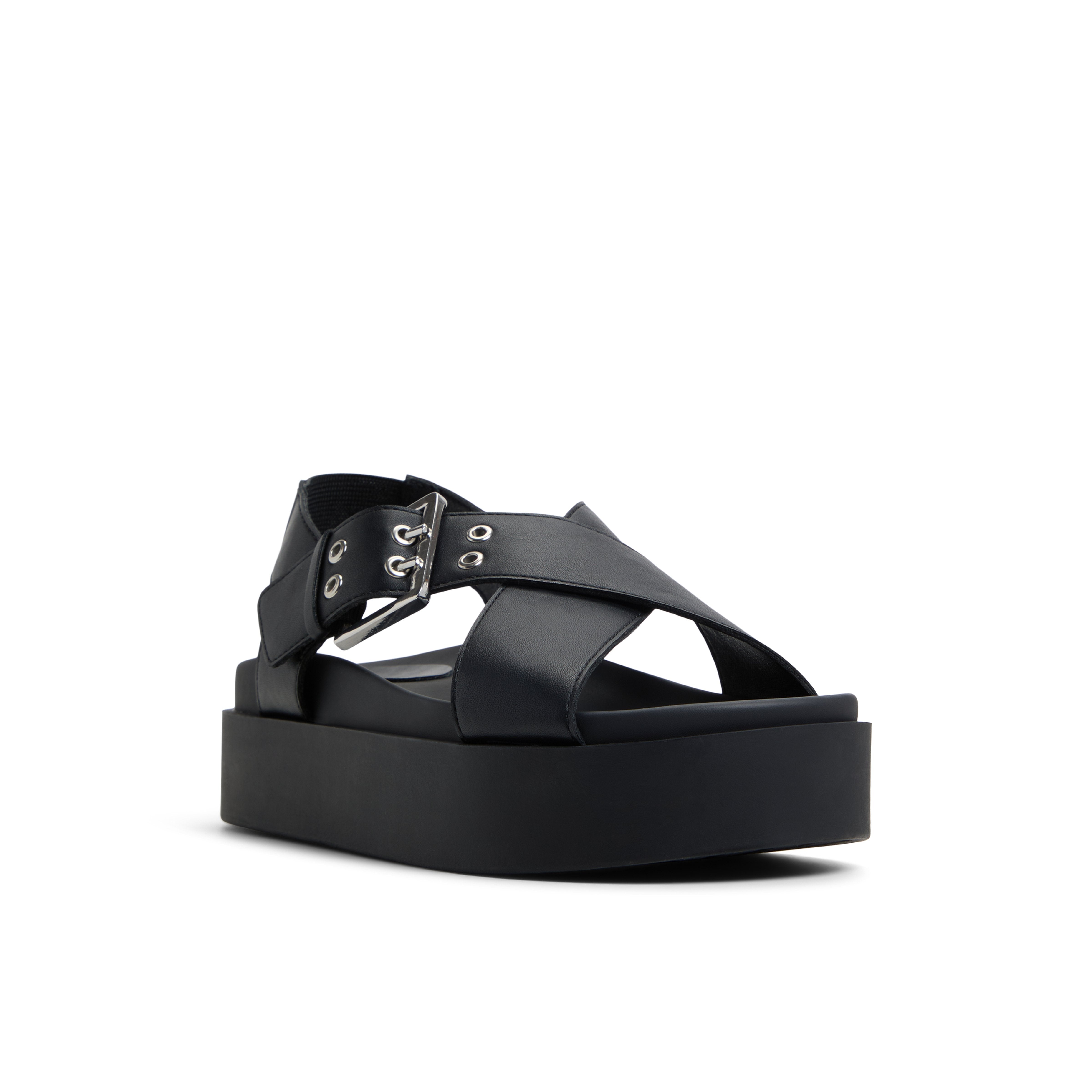 Call it Spring Cross Strap Buckle Sandal