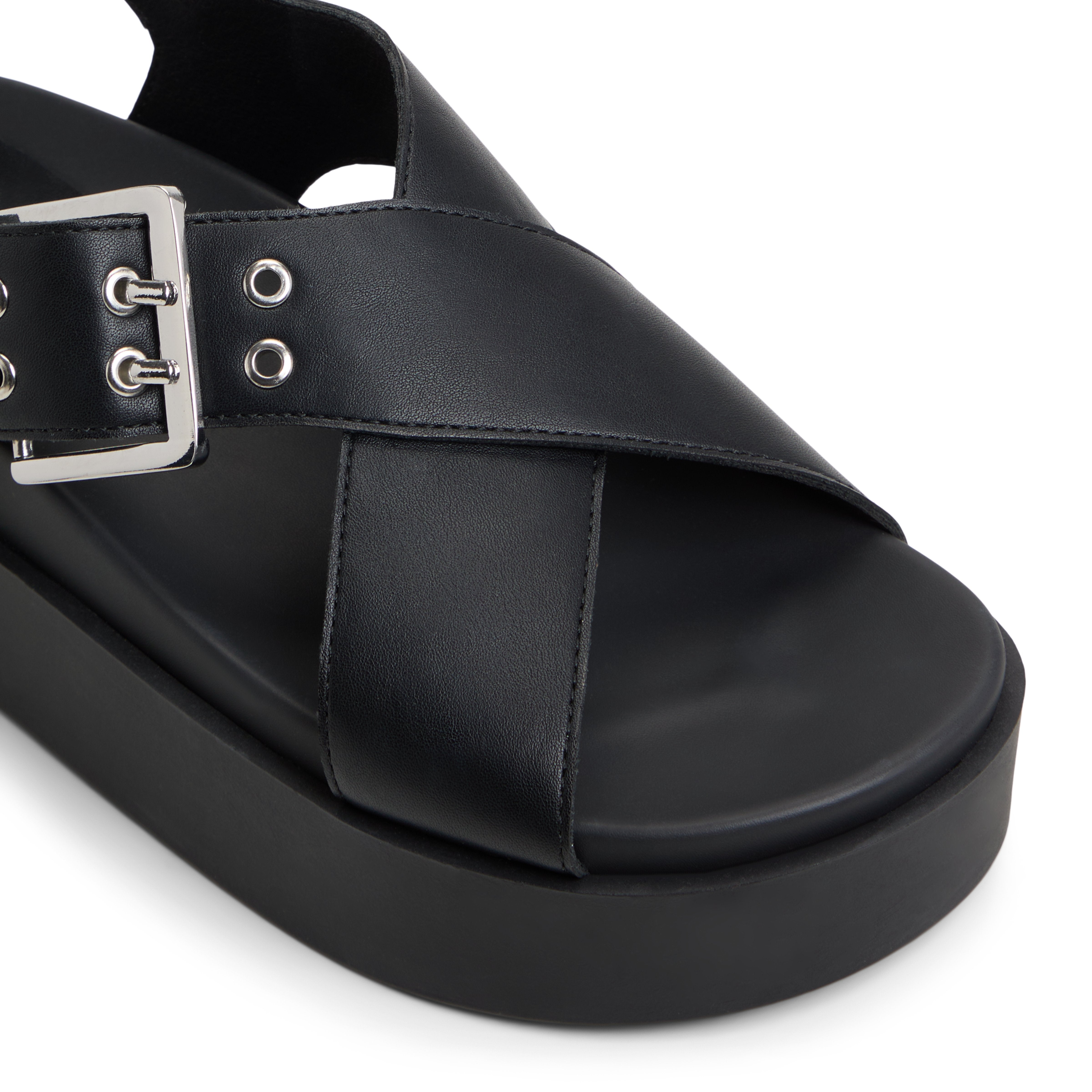 Call it Spring Cross Strap Buckle Sandal