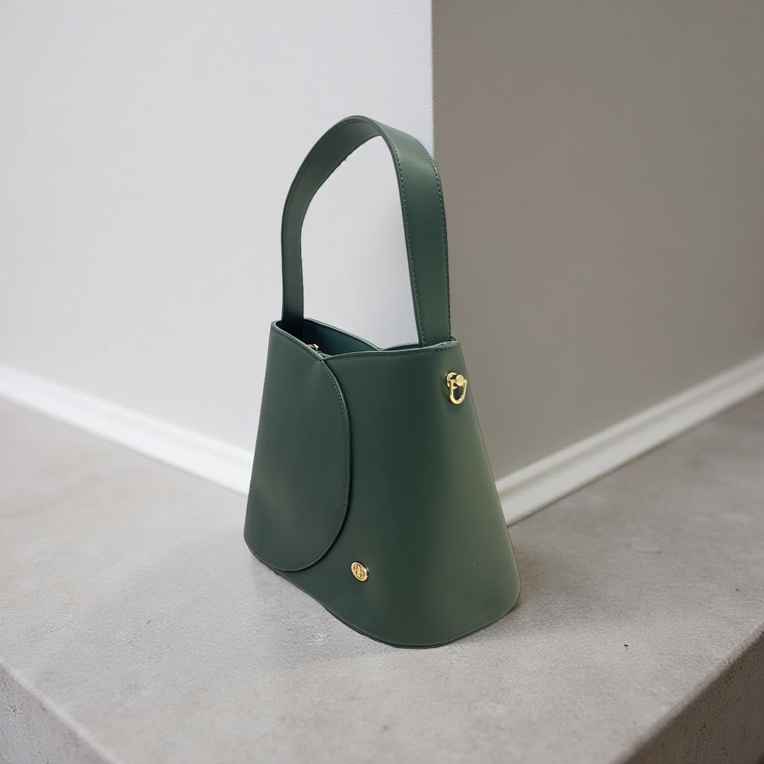 Bagco Top Handle Sturdy Bag in Green