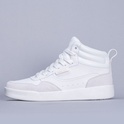 SEMIR UNISEX ANKLE LACE-UP SNEAKERS IN WHITE