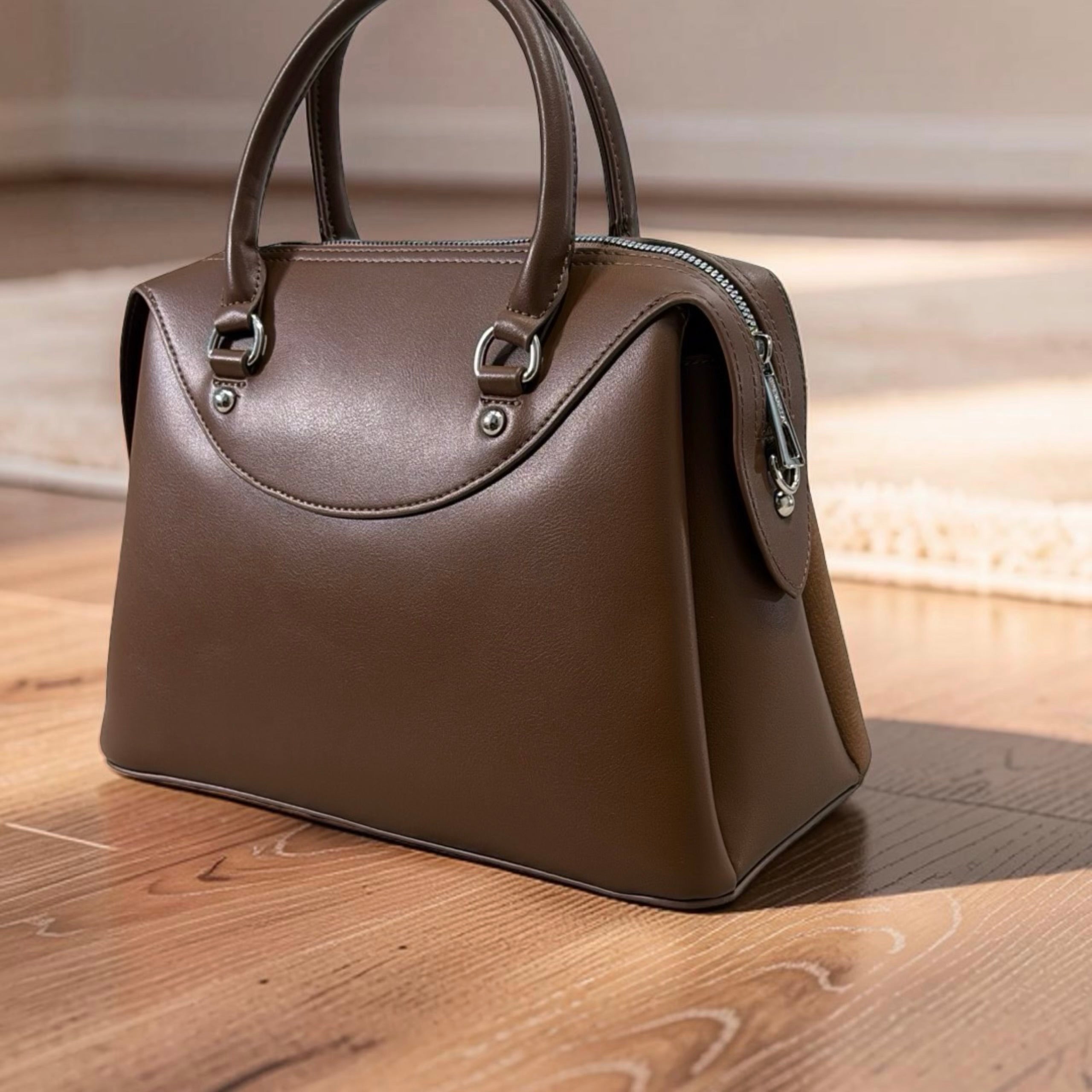 Chrisbella Medium 2-in-1 Bag in Brown