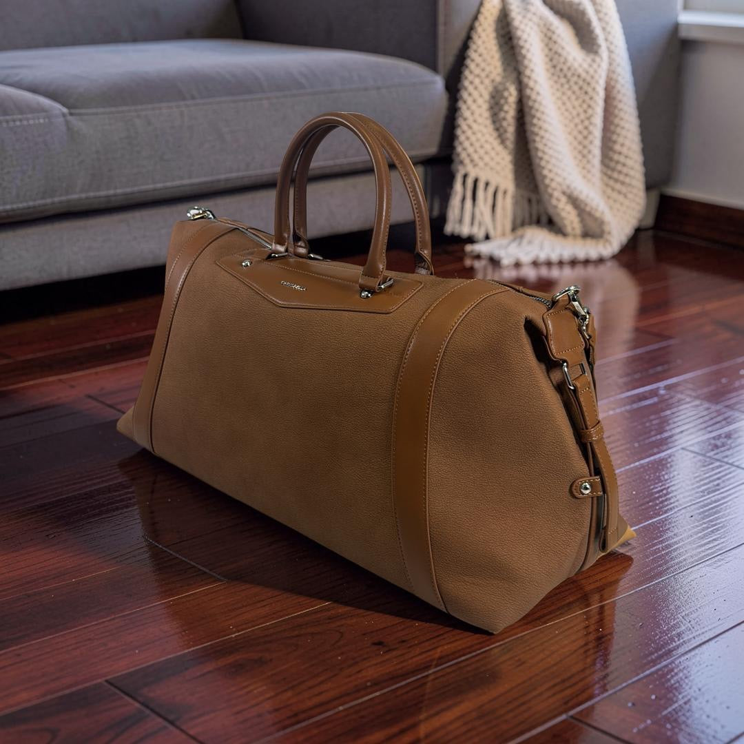 Chrisbella Hand Luggage Travel Brown