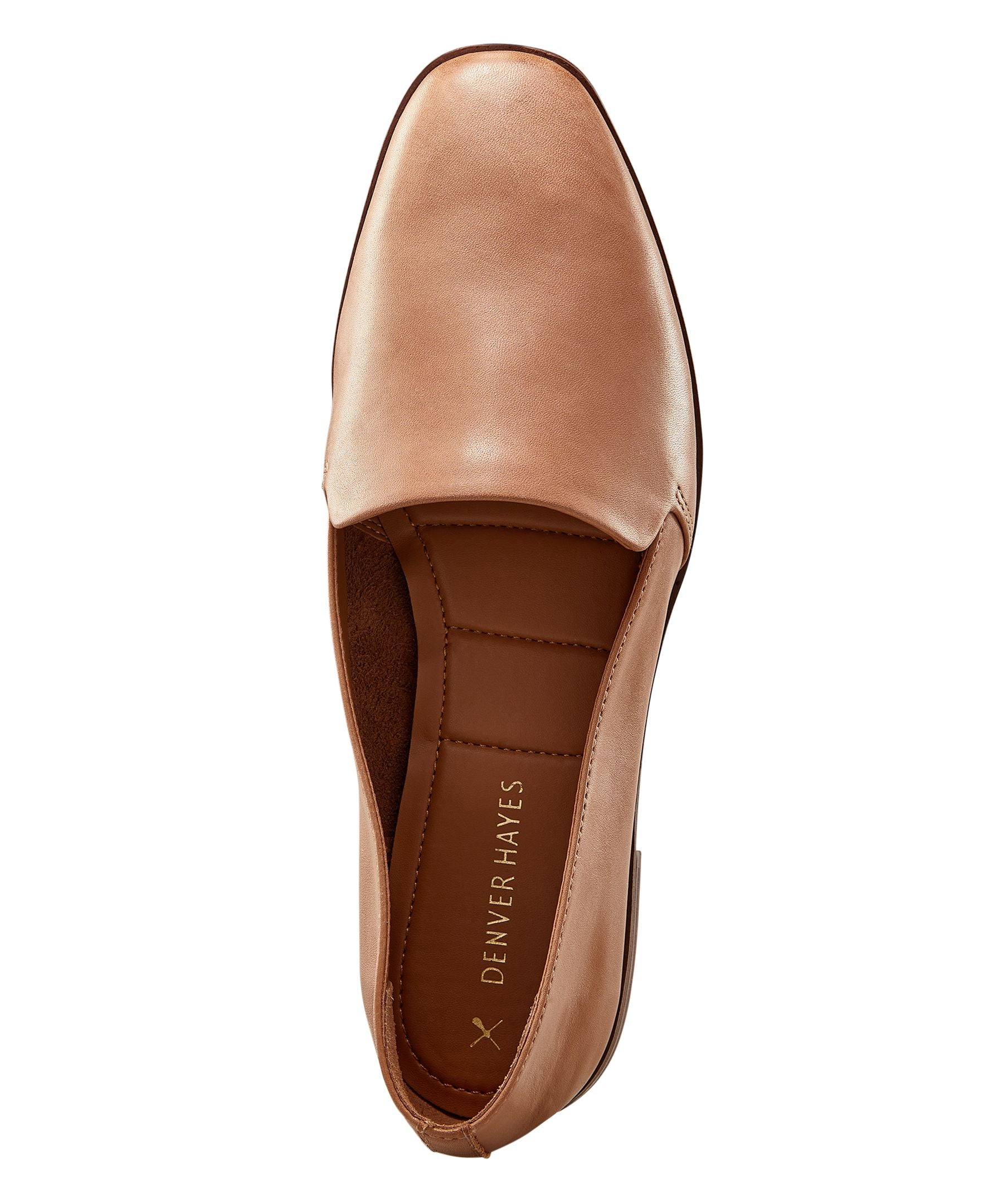 Denver Hayes Leather Loafers in Nude