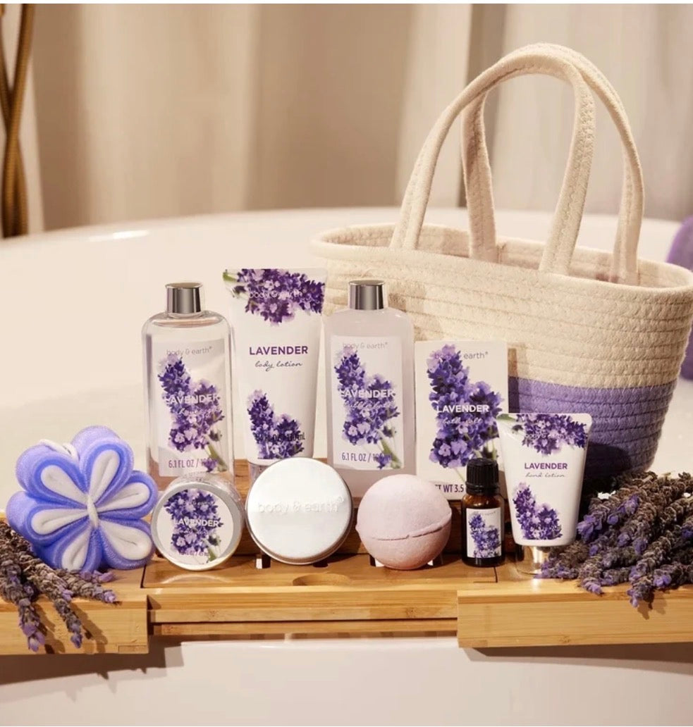 Body & Earth 11 Pcs Bath Gift Set for Women