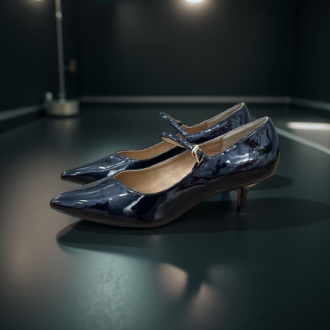 Untitled Patent Leather Maryjane Pump in Black