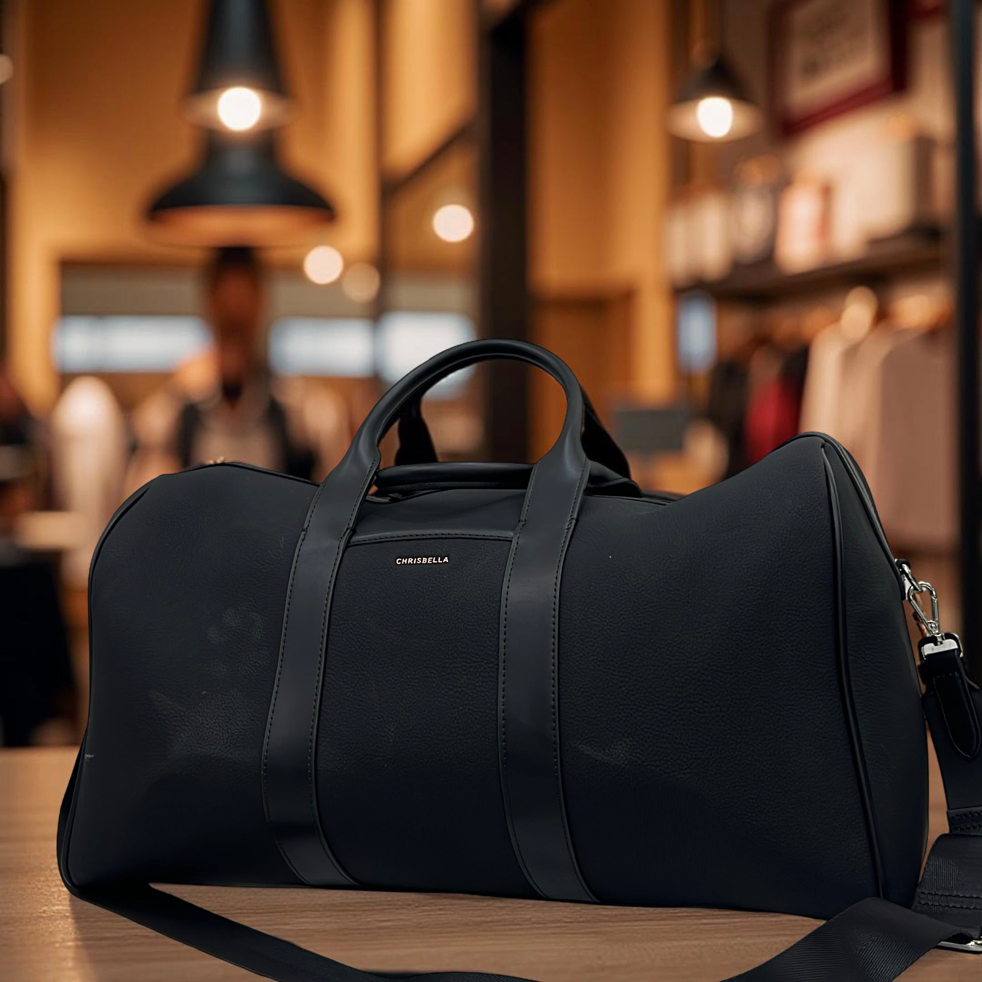 Chrisbella Travel Bag in Black