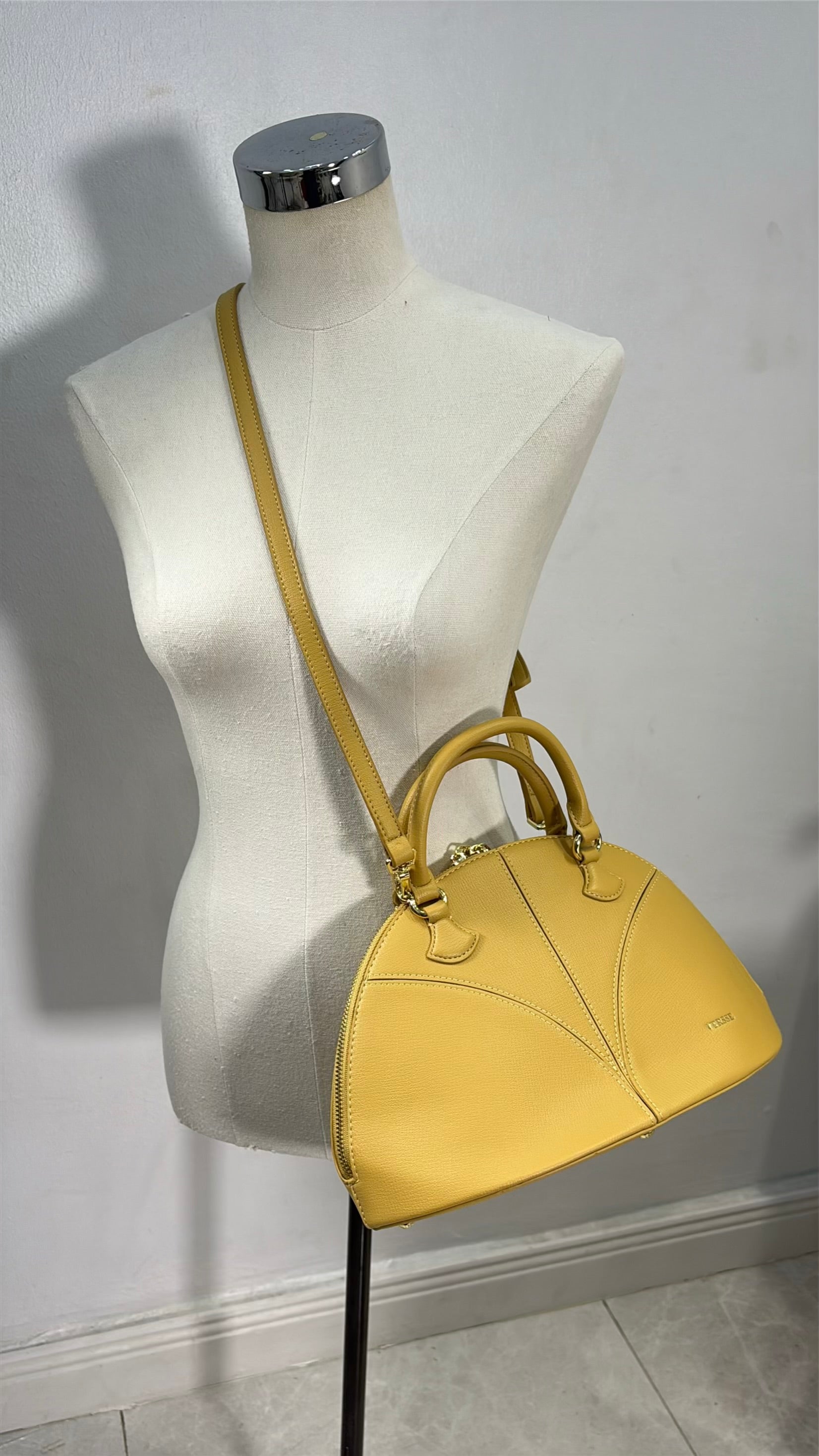 Versse Half-Moon handbag in Yellow