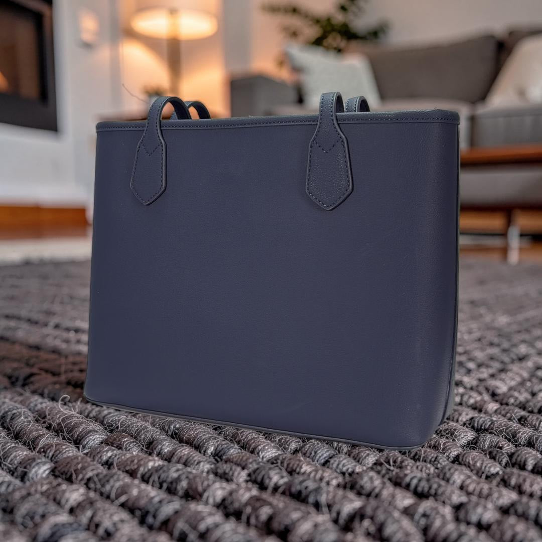 Chrisbella 2-in-1 Classic Tote in Navy