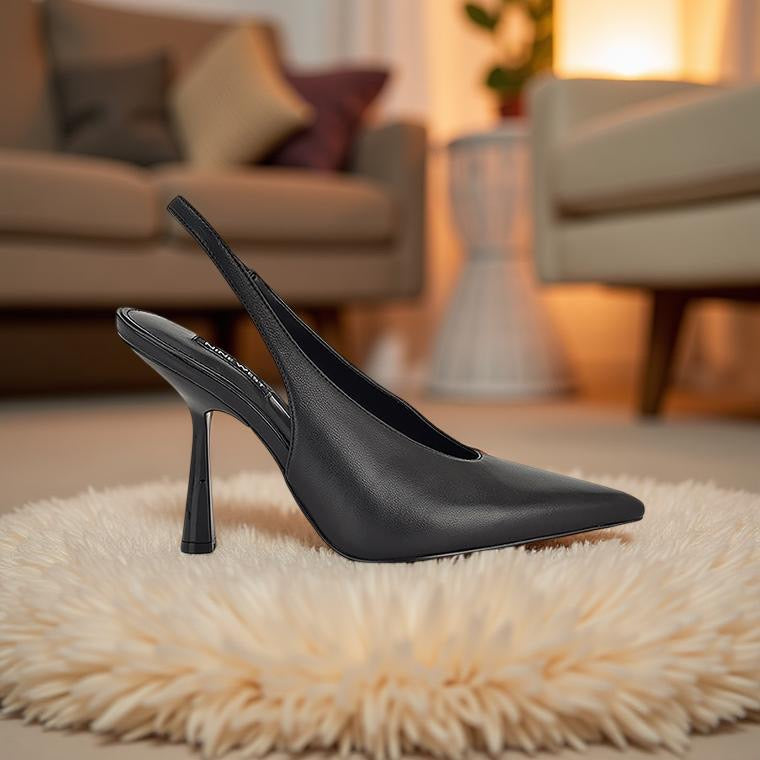 Nine West Pointed Toe Pump Slingbacks in Black