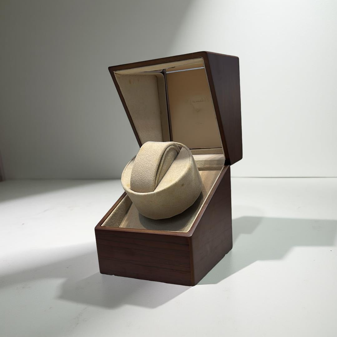 Wooden Rotating Watch Case