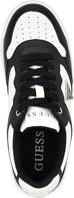 Guess Logo Detail Classic Sneakers in Black