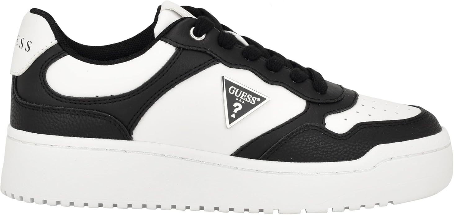 Guess Logo Detail Classic Sneakers in Black