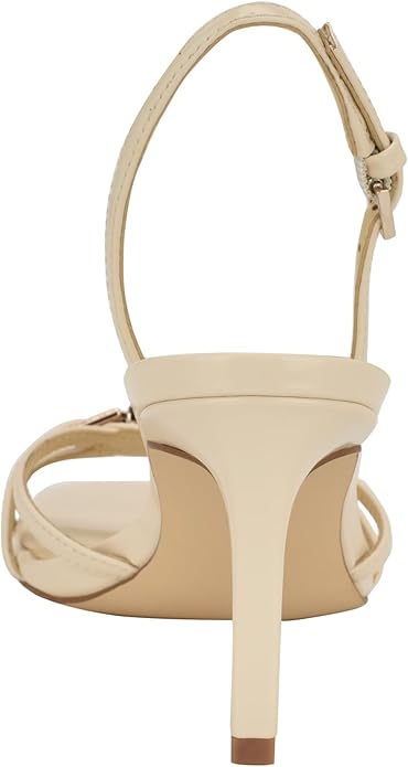 Guess Strappy Heeled Sandal in Beige