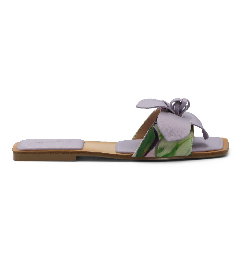 Charles David Flower Detail Slide in Lavendar