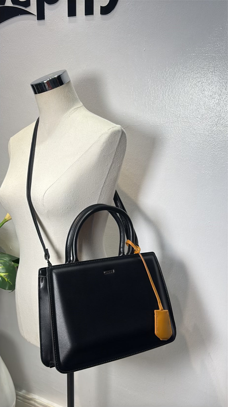 Bagco Medium Structured Bag in Black