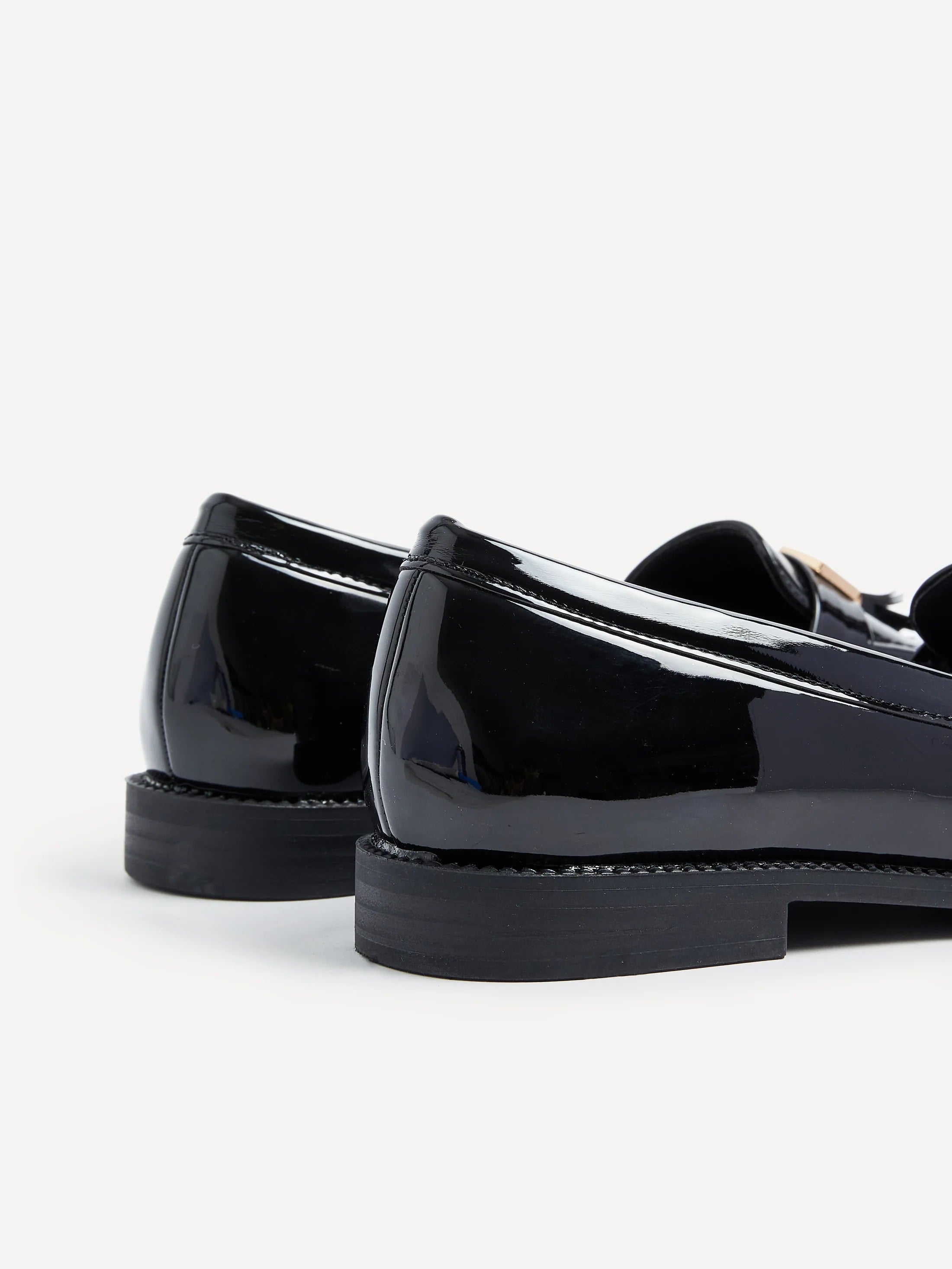 LINZI TONIA PATENT LOAFERS IN BLACK