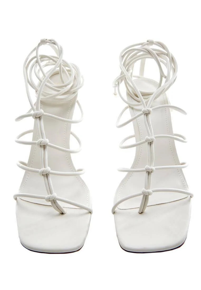 Gigi Strappy Mid Heel Sandal - Sustainable Shoes | Reformation