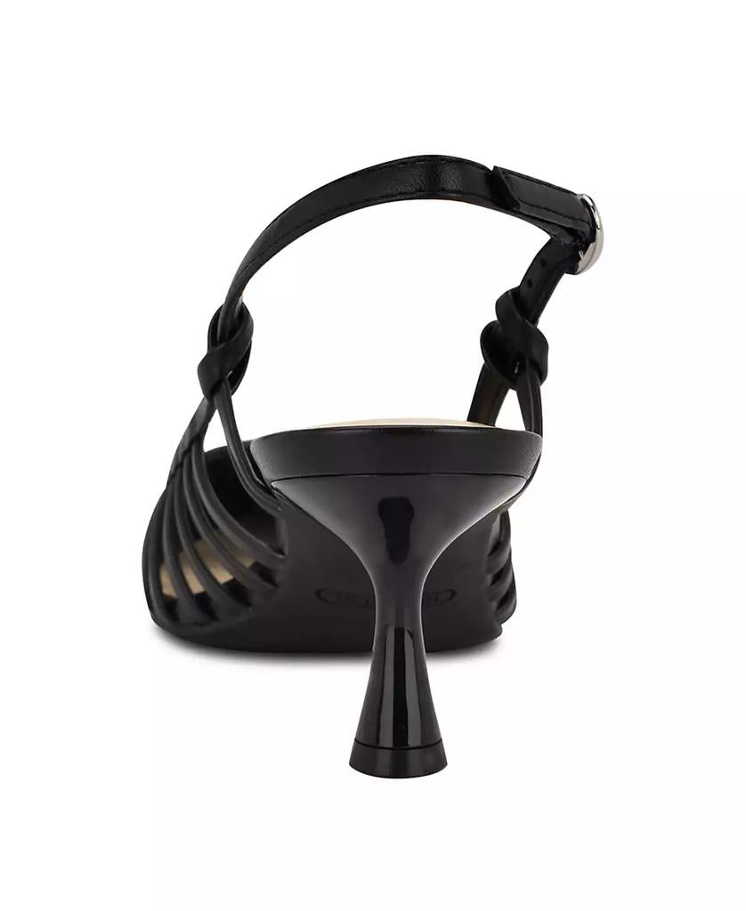 Nine West Pointy Toe Slingback Heels in Black