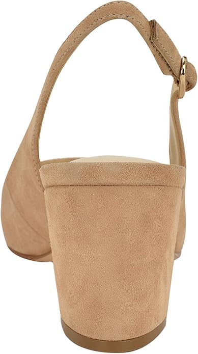 Nine West Suede Pointed Toe Slingback Heel in Carton