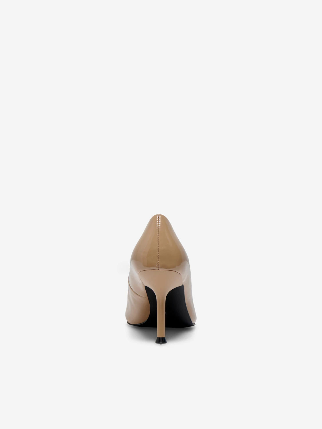 ONLY CARAMEL PATENT POINTED TOE HEELS