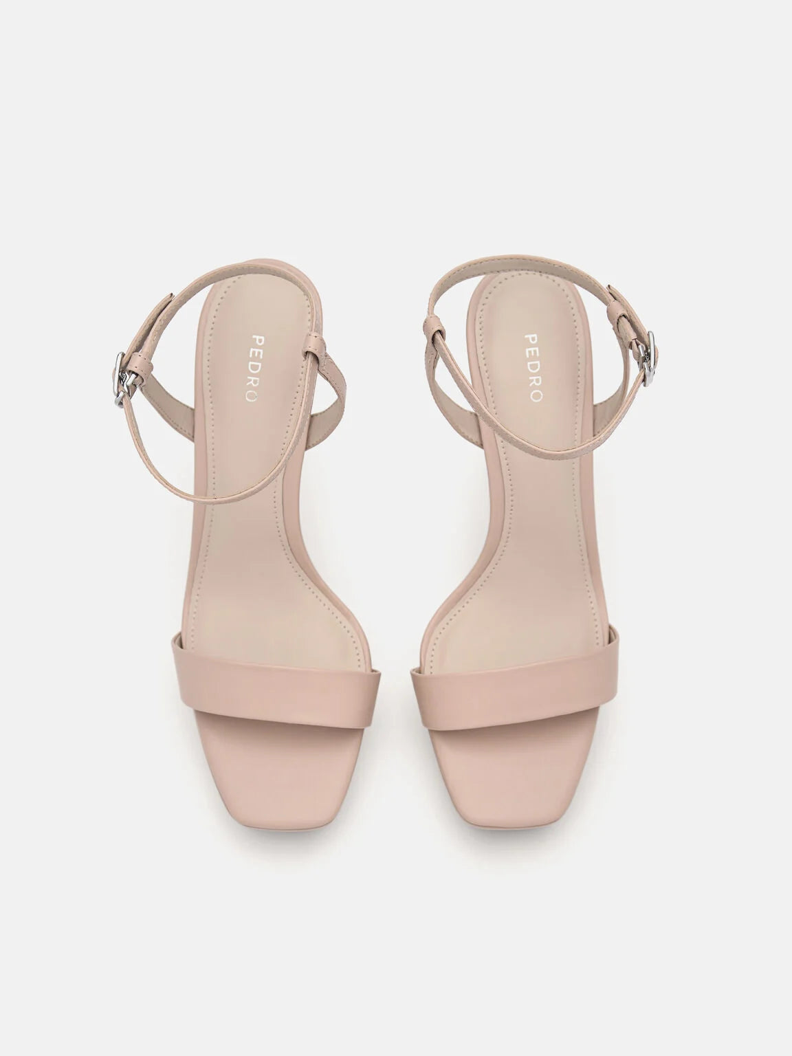 PEDRO PLATFORM HEELED SANDAL IN NUDE