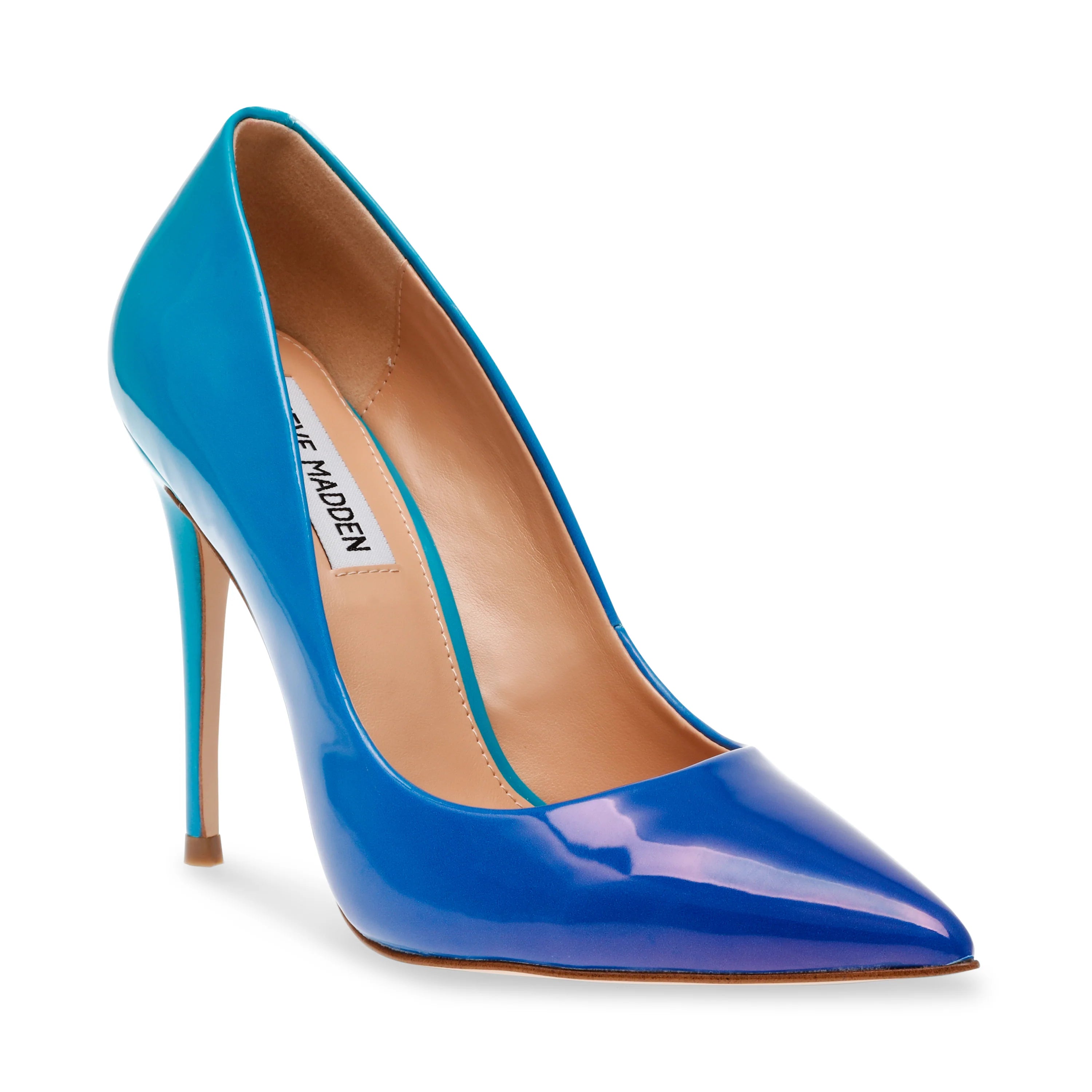 STEVE MADDEN OMBRE POINTED TOE PUMP IN BLUE