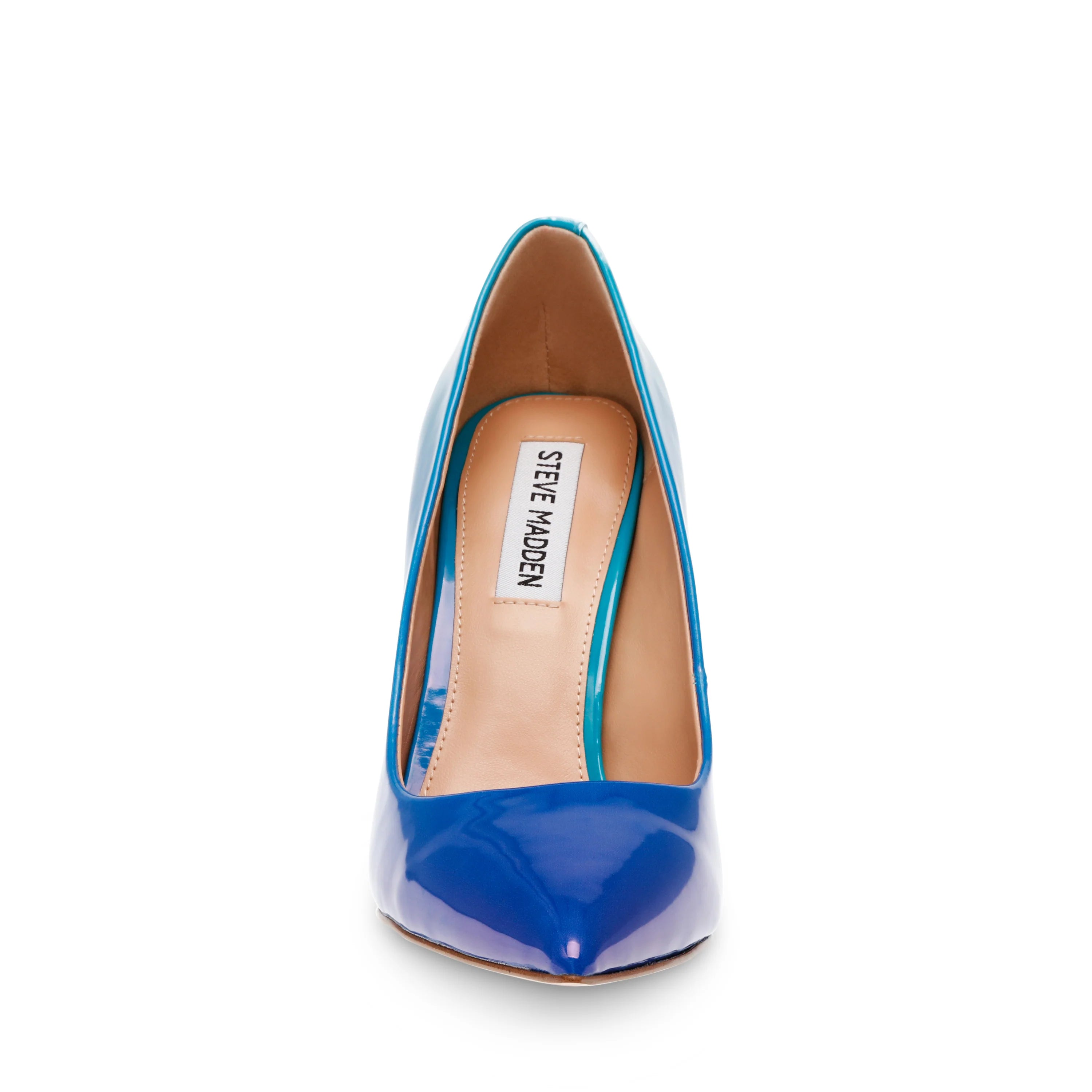STEVE MADDEN OMBRE POINTED TOE PUMP IN BLUE