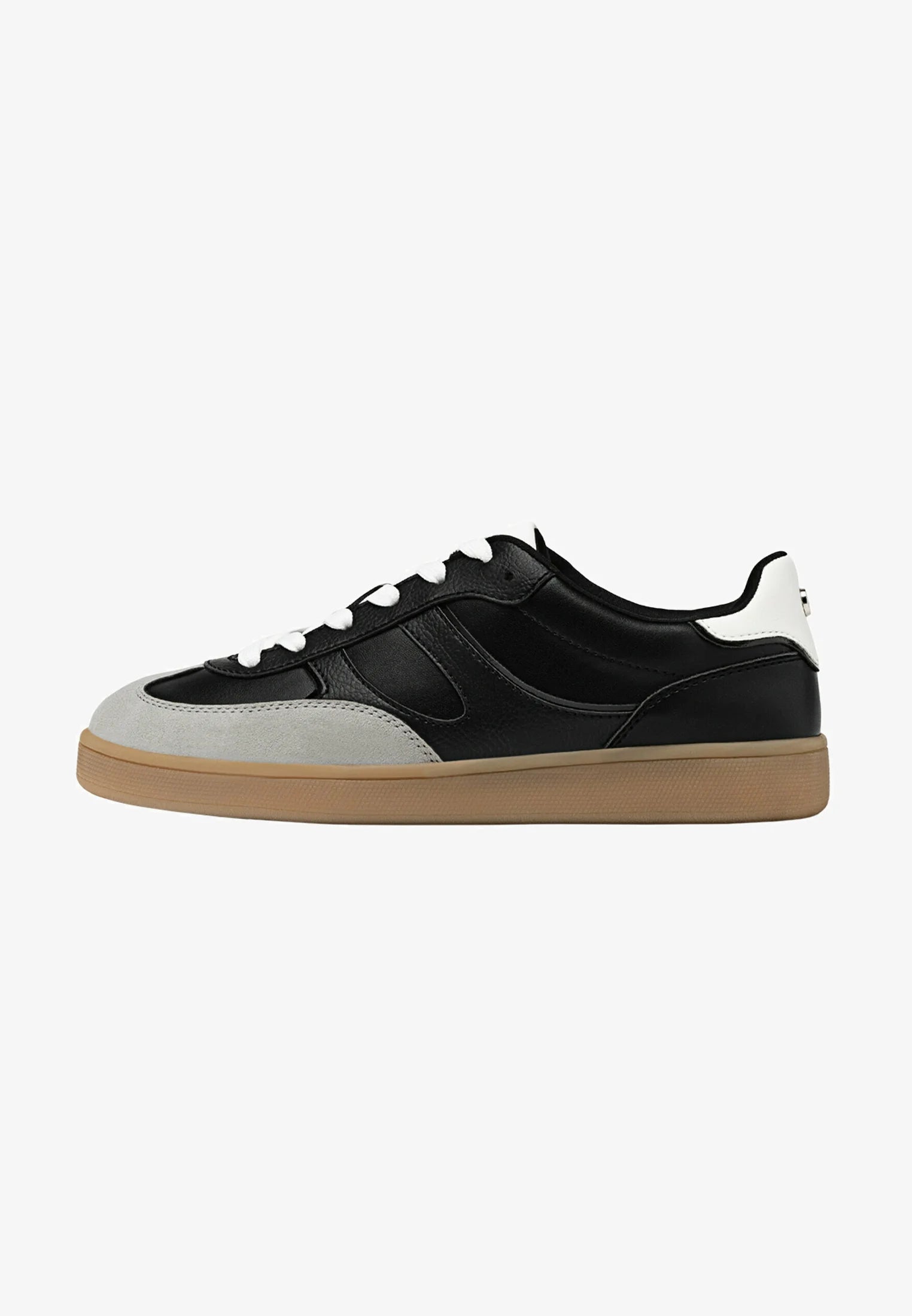 STRADIVARIUS CASUAL RETRO SNEAKERS IN BLACK